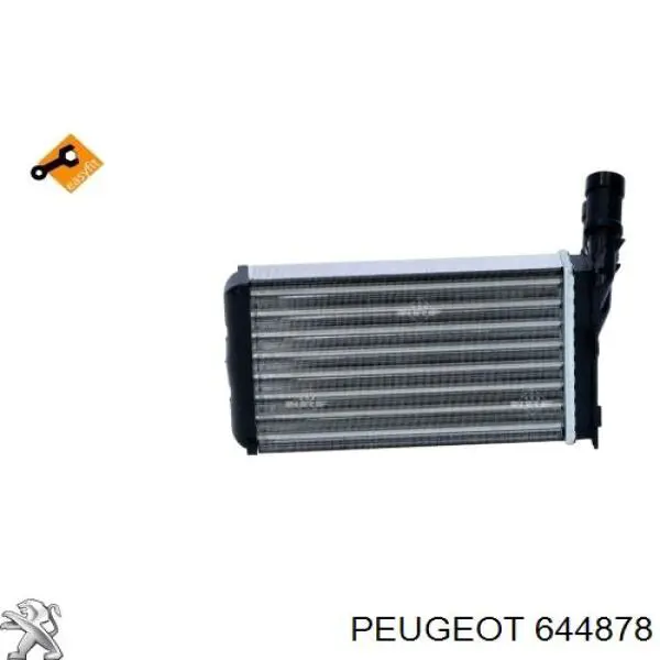 644878 Peugeot/Citroen радіатор пічки (обігрівача)
