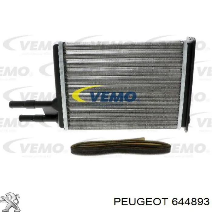 Радіатор пічки (обігрівача) Peugeot/Citroen 644893 ціна, від 22.67 USD