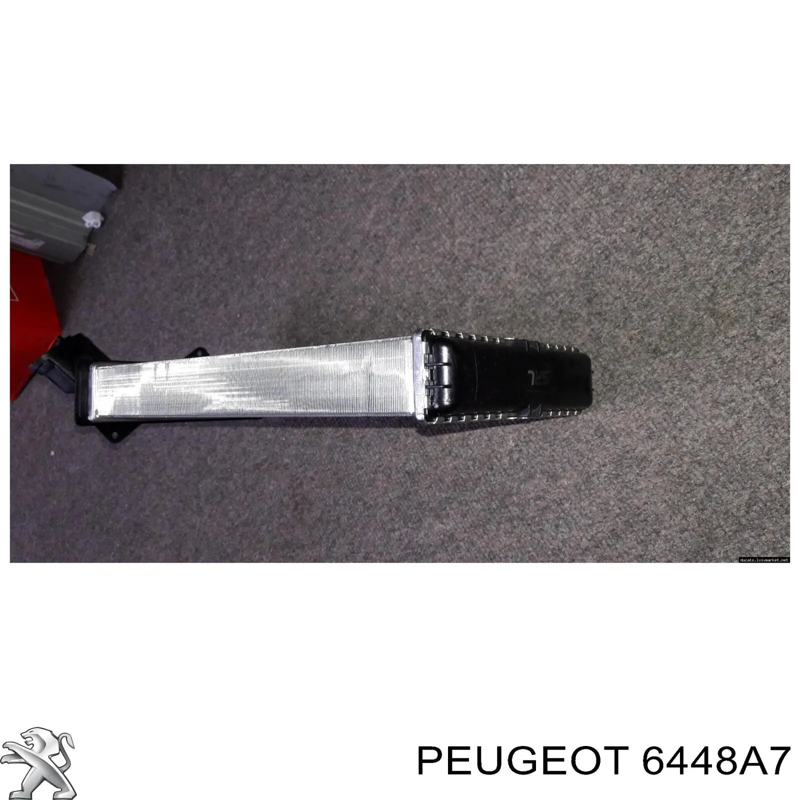 Радіатор пічки 6448A7 Peugeot/Citroen