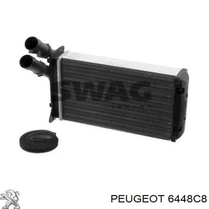 Радіатор пічки (обігрівача) Peugeot/Citroen 6448C8 ціна, від 18.19 USD