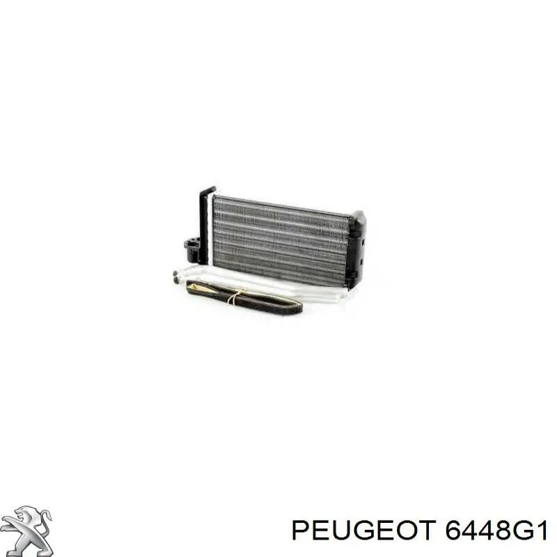 6448G1 Peugeot/Citroen Радіатор опалювача салону