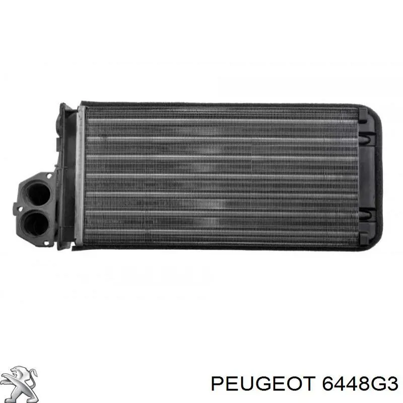 6448G3 Peugeot/Citroen Радіатор опалювача салону