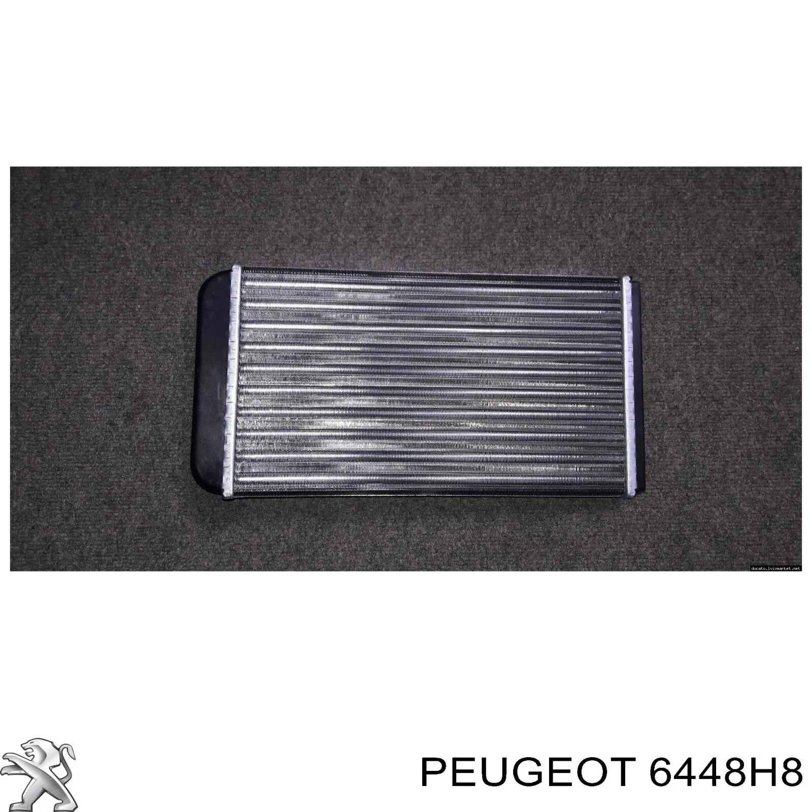 Радіатор обігрівача Peugeot/Citroen 6448H8