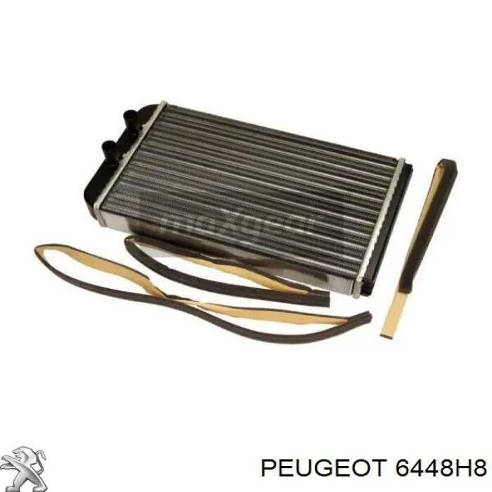 6448H8 Peugeot/Citroen радіатор пічки (обігрівача)