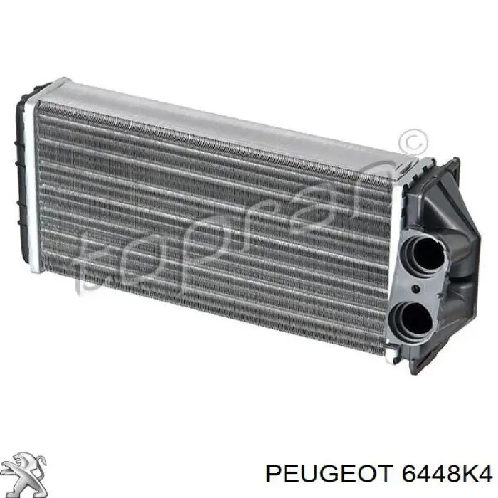 6448K4 Peugeot/Citroen радіатор пічки (обігрівача)