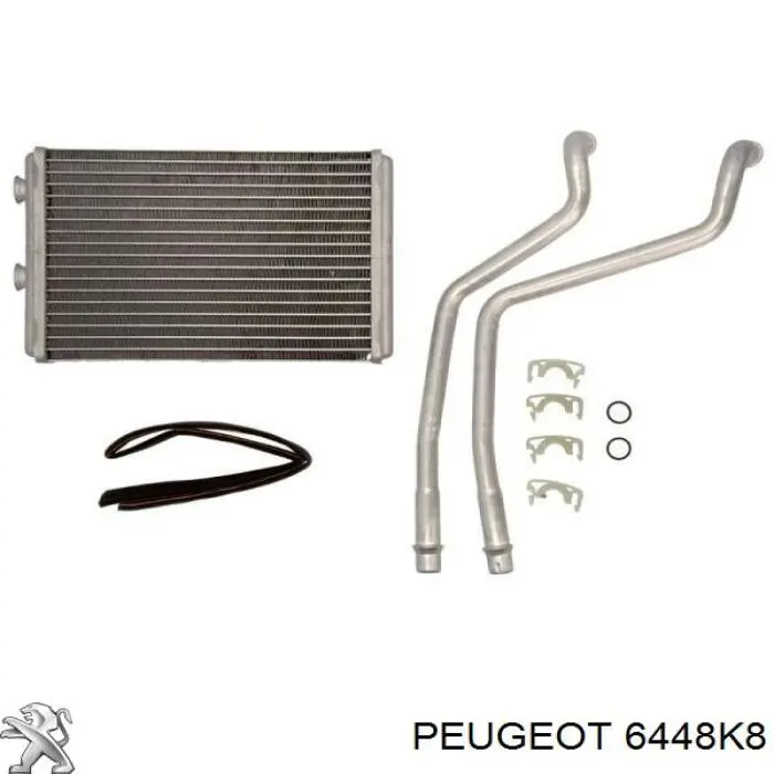 6448K8 Peugeot/Citroen радіатор пічки (обігрівача)