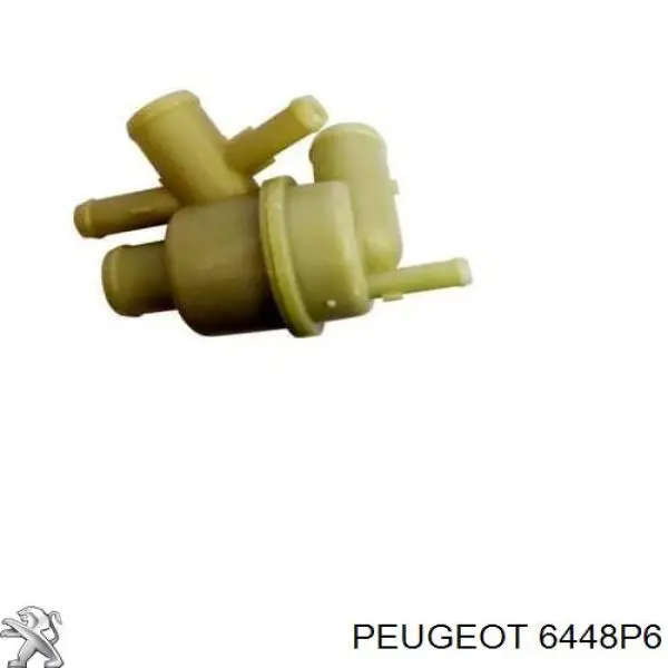 6448P6 Peugeot/Citroen Кран пічки (обігрівача)