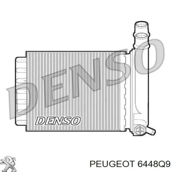 Радіатор пічки (обігрівача), задній Peugeot/Citroen 6448Q9 ціна, від 42.72 USD