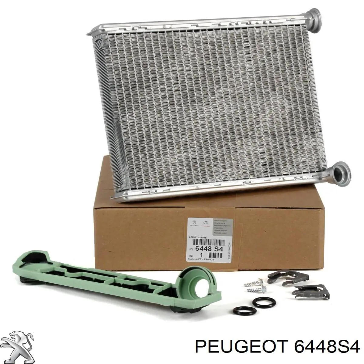 6448S4 Peugeot/Citroen Радіатор опалювача салону