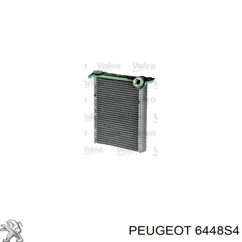 6448S4 Peugeot/Citroen Радіатор опалювача салону