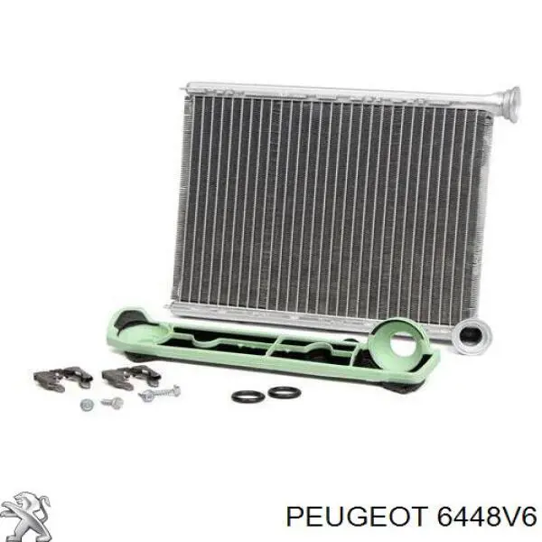 6448V6 Peugeot/Citroen радіатор пічки (обігрівача)