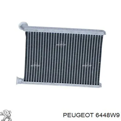 Радіатор пічки (обігрівача) Peugeot/Citroen 6448W9 ціна, від 73.49 USD