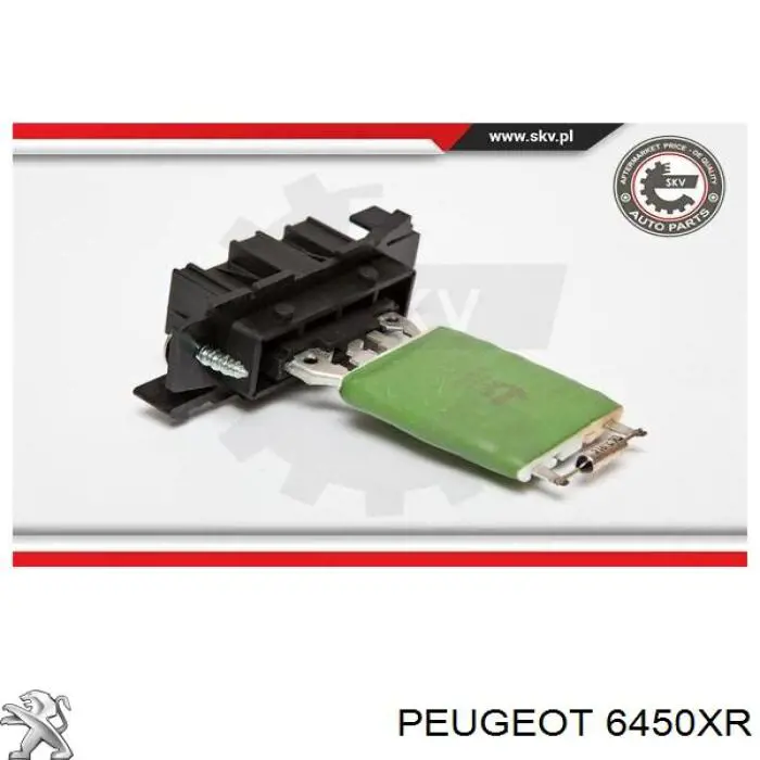 Резистор пічки 6450XR Peugeot/Citroen
