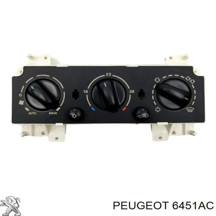 Регулятор вентилятора обігрівача Peugeot/Citroen 6451AC ціна, від 54.47 USD