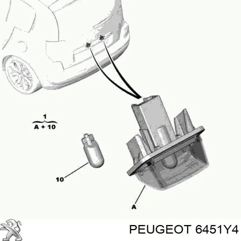  6451Y4 Peugeot/Citroen