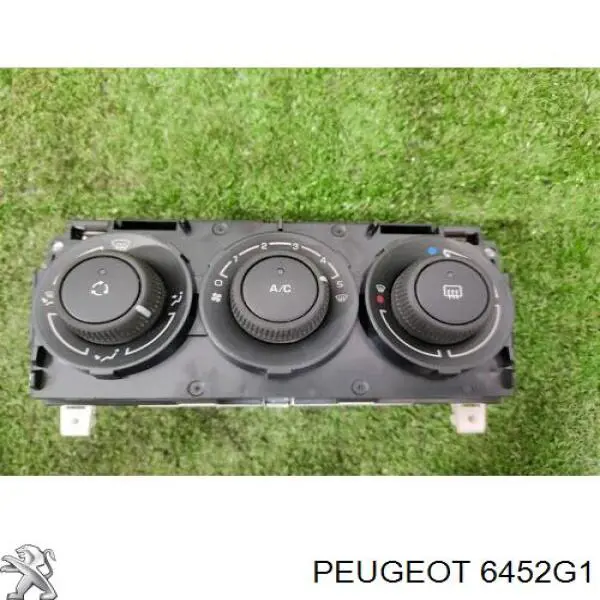 6452G1 Peugeot/Citroen реостат/перемикач-регулятор режиму обігрівача салону