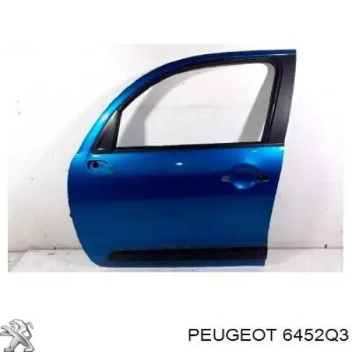 6452Q3 Peugeot/Citroen Механізм управління кондиціонером