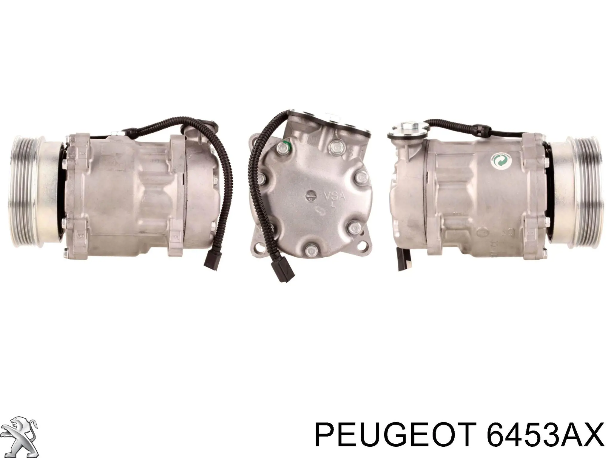 6453AX Peugeot/Citroen компресор кондиціонера
