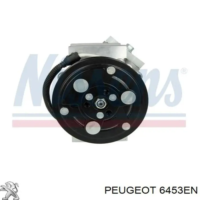 Компресор кондиціонера 00006453EN Peugeot/Citroen