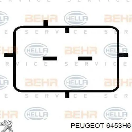 Компресор кондиціонера 6453H6 Peugeot/Citroen