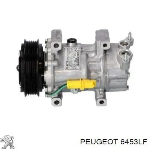 6453LF Peugeot/Citroen компресор кондиціонера