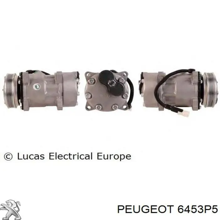 Купити 6453P5 Peugeot/Citroen Компресор кліматичної установки