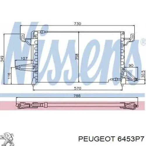 Радіатор охолодження кондиціонера Polcar 2330K8C2