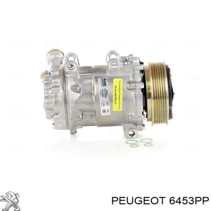 6453PP Peugeot/Citroen компресор кондиціонера