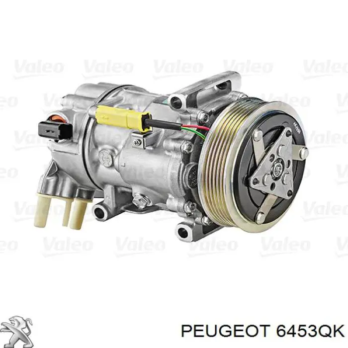 6453QK Peugeot/Citroen компресор кондиціонера