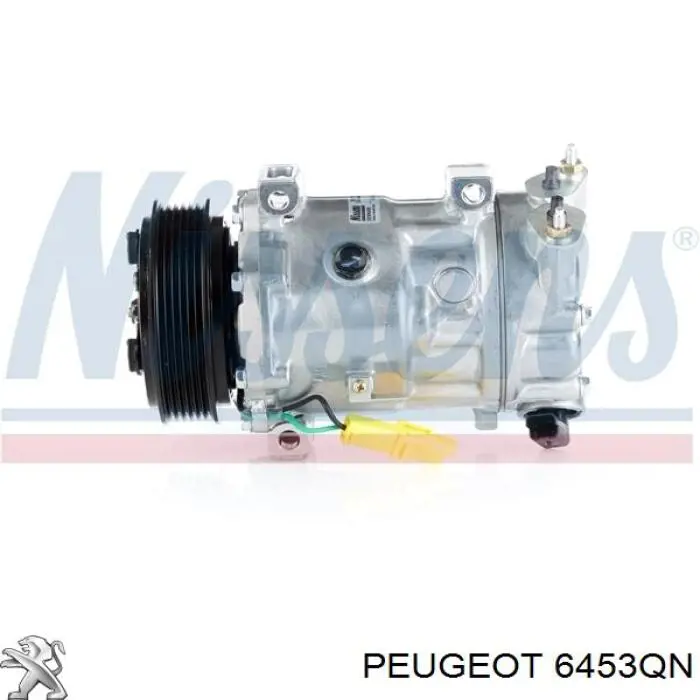 Купити 6453QN Peugeot/Citroen Компресор кліматичної установки