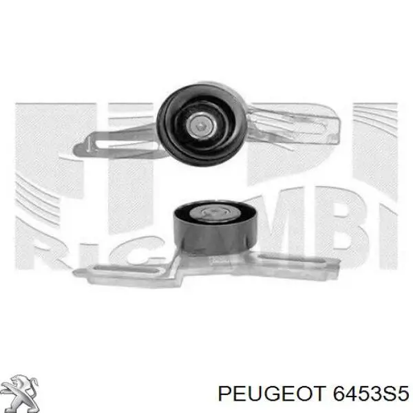 6453S5 Peugeot/Citroen ролик натягувача приводного ременя