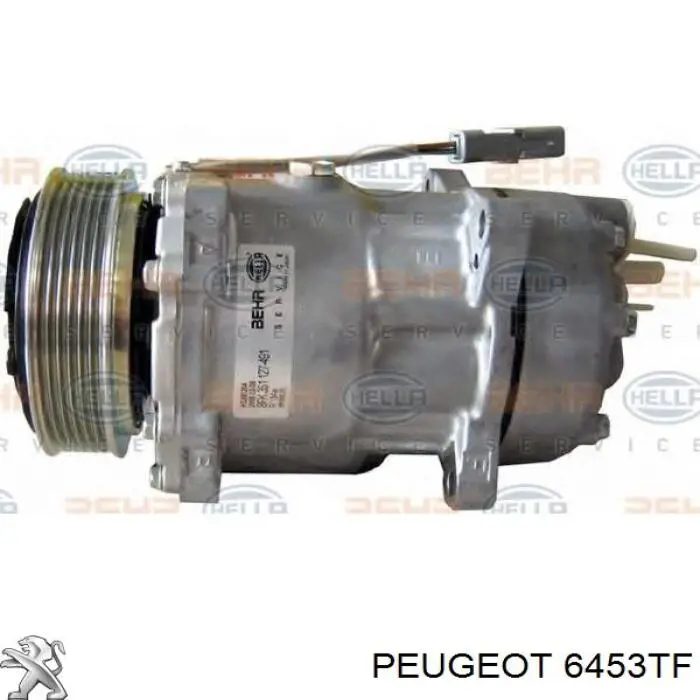 6453TF Peugeot/Citroen компресор кондиціонера