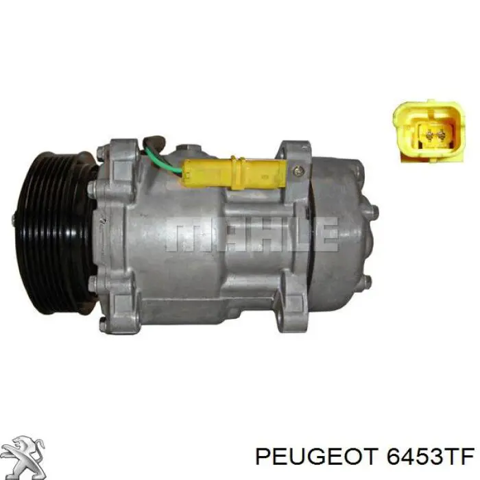 Компресор системи кондиціювання Peugeot/Citroen 6453TF ціна, від 111.33 USD