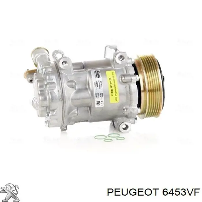 6453VF Peugeot/Citroen компресор кондиціонера