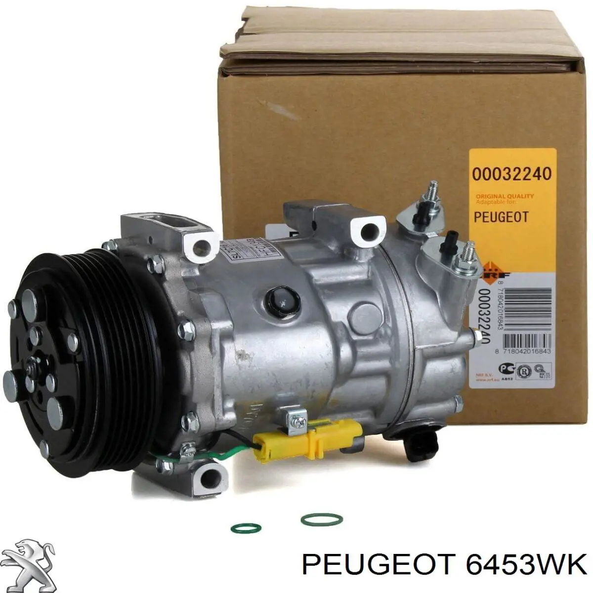 6453WK Peugeot/Citroen компресор кондиціонера
