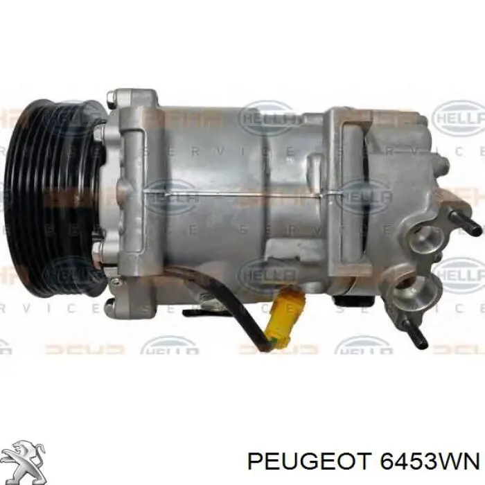 6453WN Peugeot/Citroen компресор кондиціонера