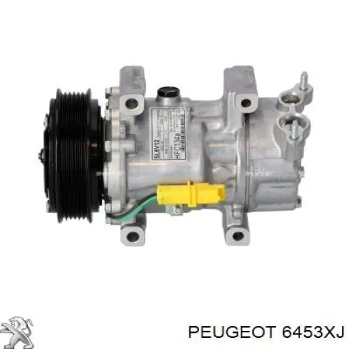 Компресор системи кондиціювання Peugeot/Citroen 6453XJ ціна, від 103.80 USD