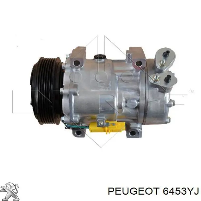 6453YJ Peugeot/Citroen Компрессор кондиционера