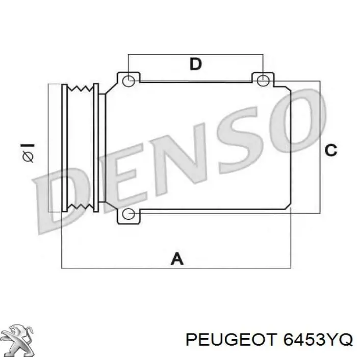 Компресор системи кондиціювання Denso 4471500220 ціна, від 364.72 USD