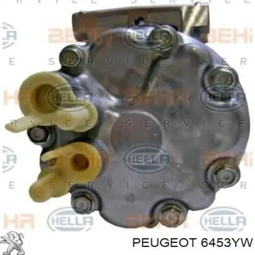 Купити 6453YW Peugeot/Citroen Компресор кліматичної установки
