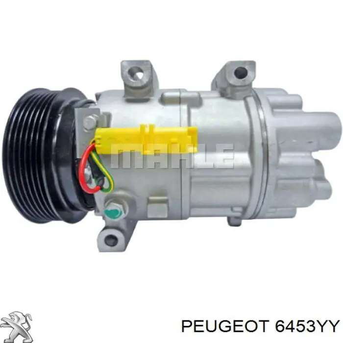 6453YY Peugeot/Citroen компресор кондиціонера