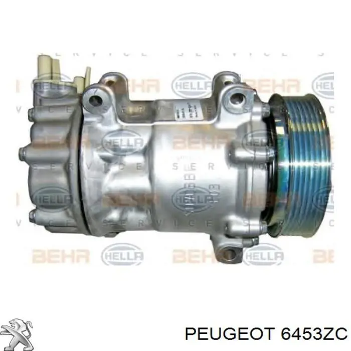 Купити 6453ZC Peugeot/Citroen Компресор кліматичної установки