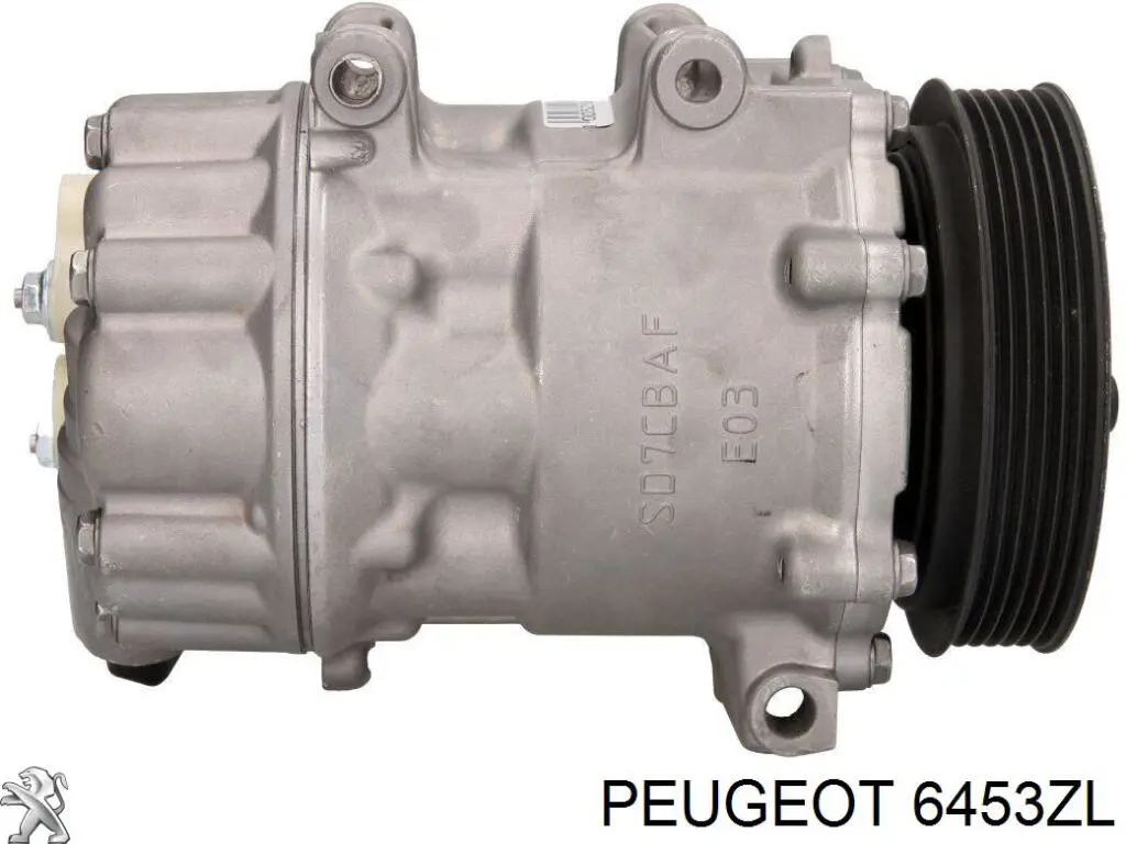 Компресор системи кондиціювання Peugeot/Citroen 6453ZL ціна, від 95.02 USD