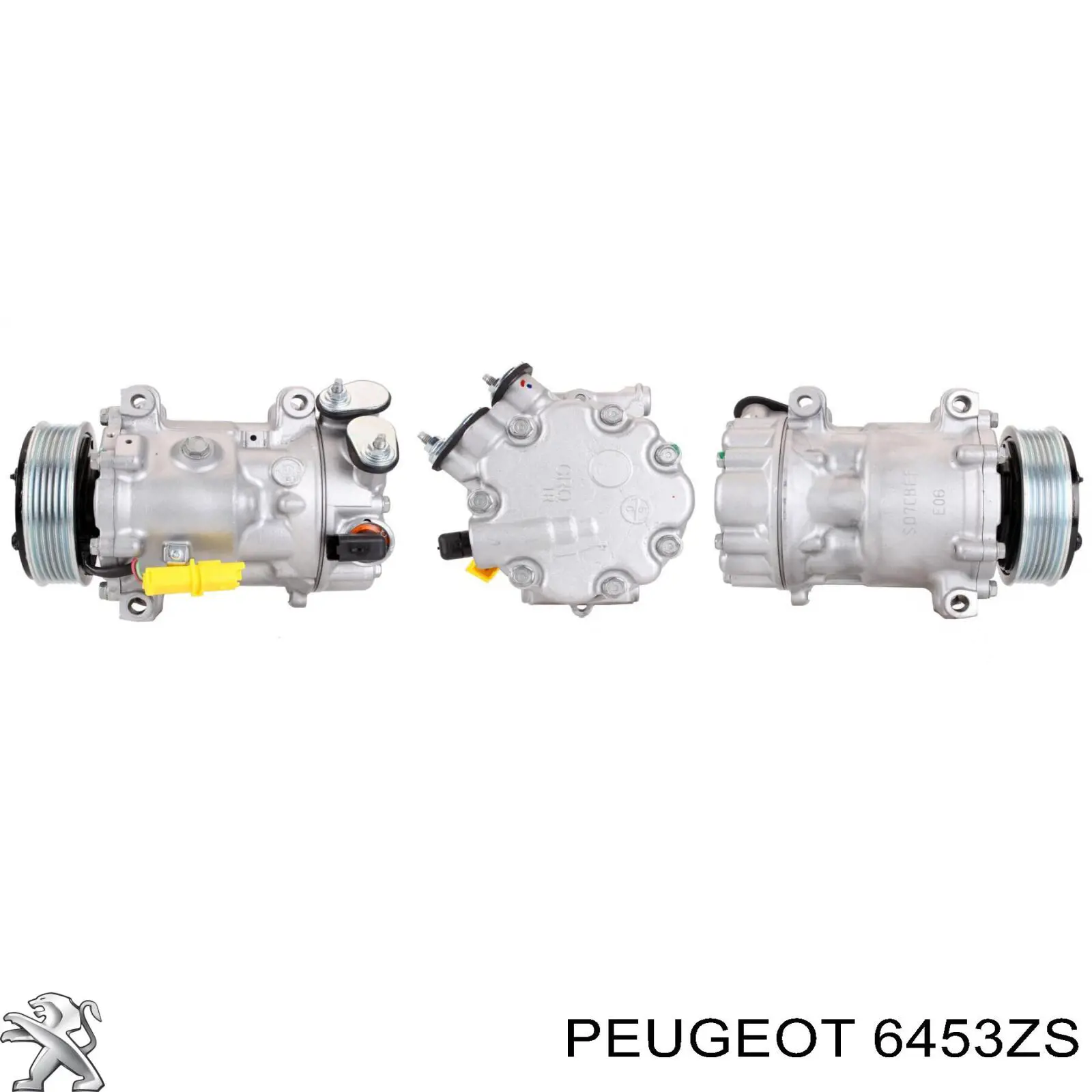6453ZS Peugeot/Citroen компресор кондиціонера