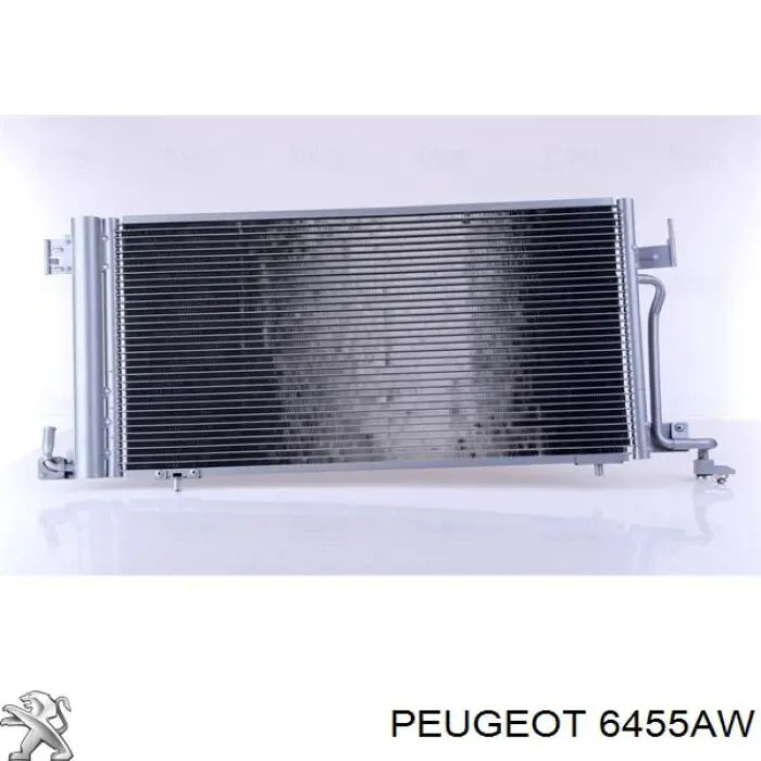6455AW Peugeot/Citroen радіатор кондиціонера