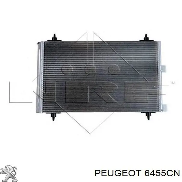 6455CN Peugeot/Citroen радіатор кондиціонера