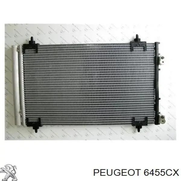 6455CX Peugeot/Citroen радіатор кондиціонера