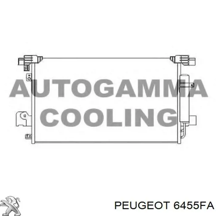 Конденсатор кондиціонера Peugeot/Citroen 6455FA ціна, від 76.25 USD