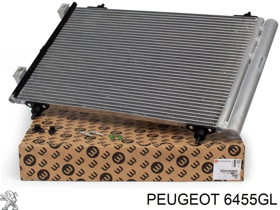 6455GL Peugeot/Citroen радіатор кондиціонера