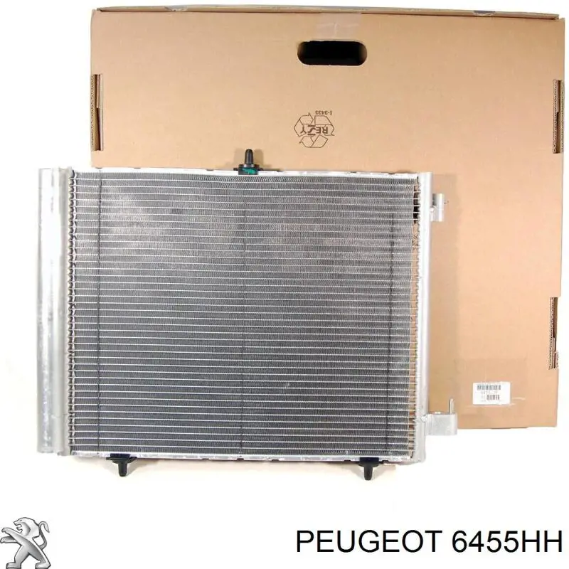 6455HH Peugeot/Citroen радіатор кондиціонера